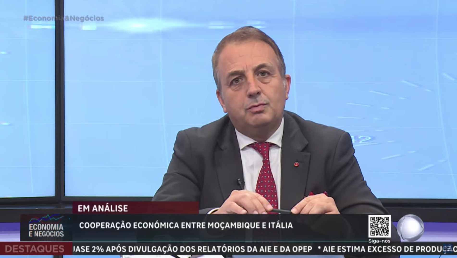 Presidente da CCMI Destaca Cooperação Económica na TV Miramar
